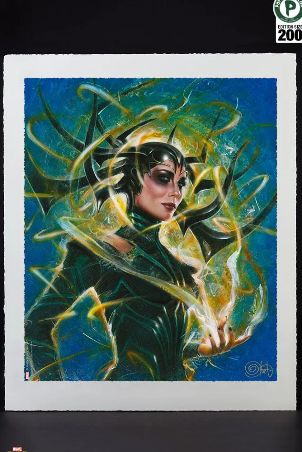 Thor 3: Ragnarok - Hela: Goddess of Death Premium Art Print by Olivia De Barardinis