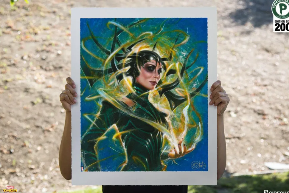 Thor 3: Ragnarok - Hela: Goddess of Death Premium Art Print by Olivia De Barardinis