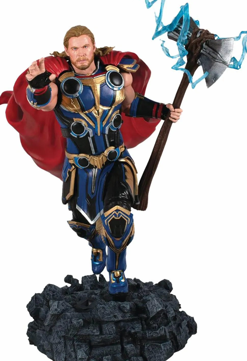 Thor: Love and Thunder - Thor with Stormbreaker Deluxe Gallery 9" PVC Statue