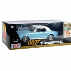 Thunderball (1965) - 1964 1/2 Ford Mustang James Bond 007 Collection 1/18th Scale Die-Cast Vehicle Replica