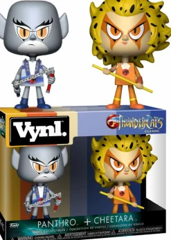 Thundercats - Panthro and Cheetara Vynl. Vinyl Figure 2-Pack