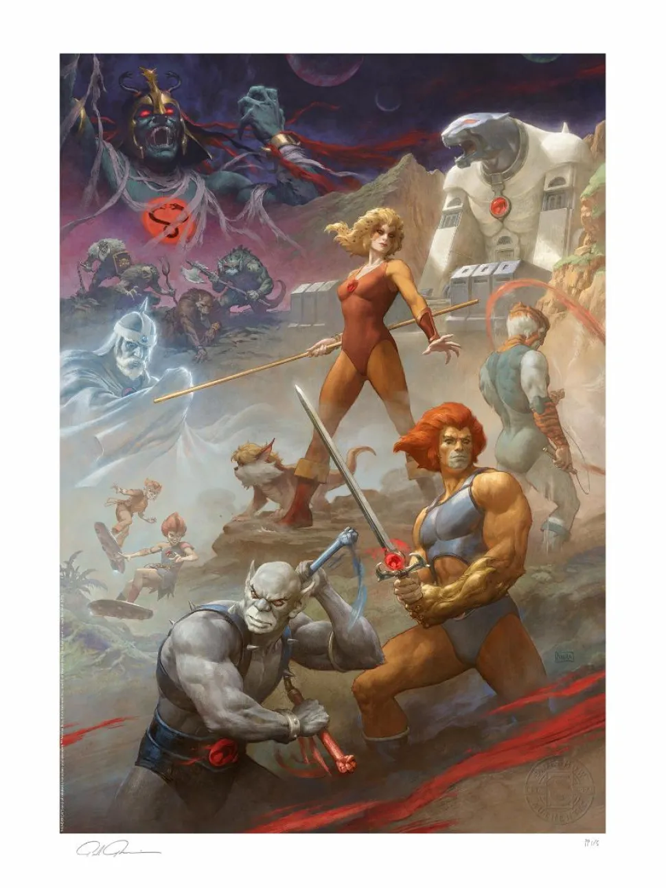 ThunderCats - ThunderCats, Ho! Fine Art Print by Paolo Rivera