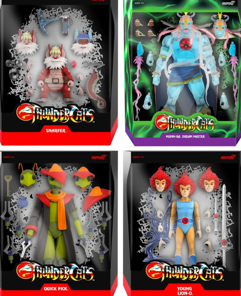 ThunderCats - Wave 10 Ultimates! 7" Scale Action Figure Bundle (Set of 4)