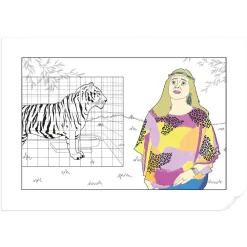 Tiger King - The Exotic Colouring Book by Tyler Ferre Paperback Book