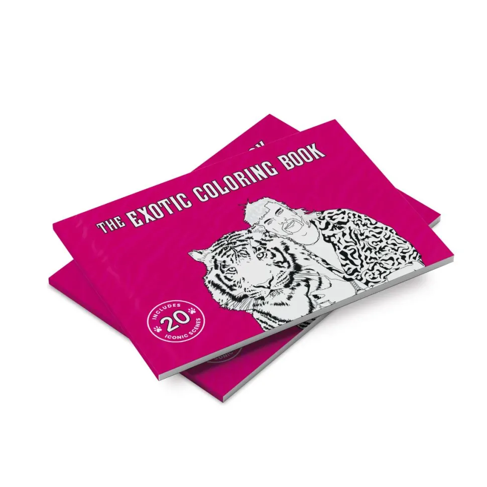 Tiger King - The Exotic Colouring Book by Tyler Ferre Paperback Book