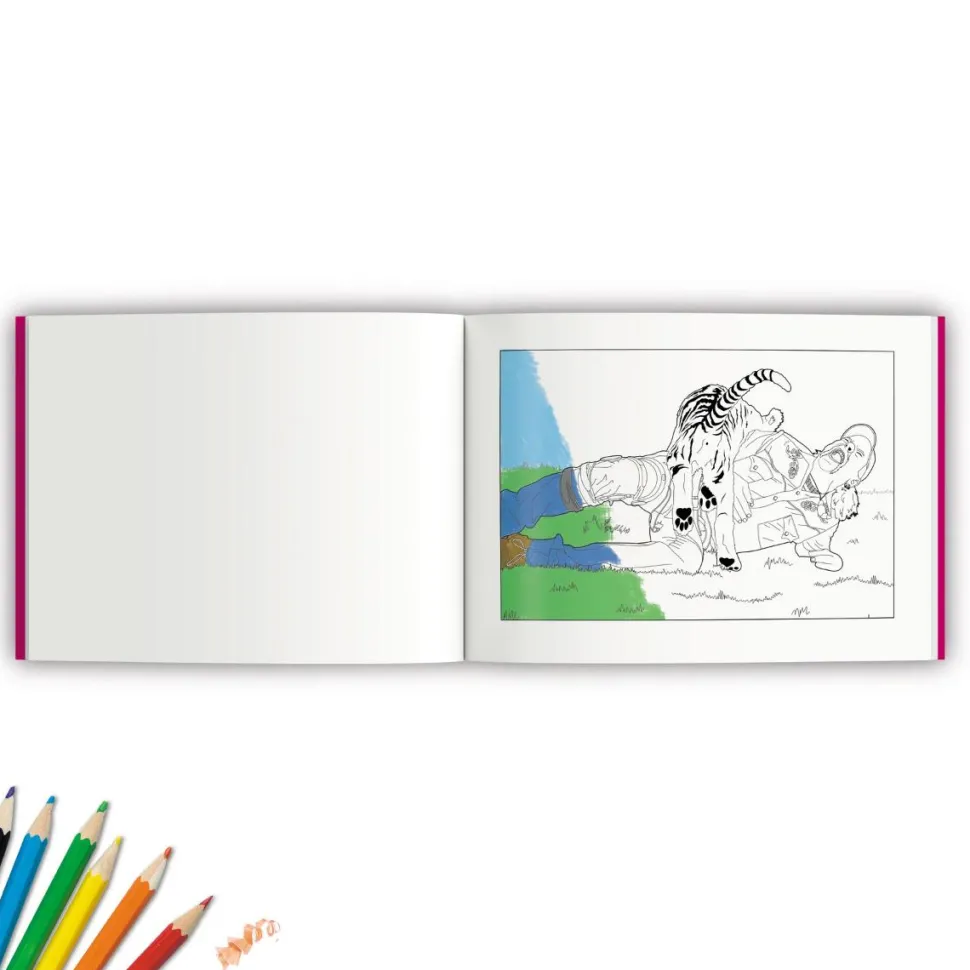 Tiger King - The Exotic Colouring Book by Tyler Ferre Paperback Book