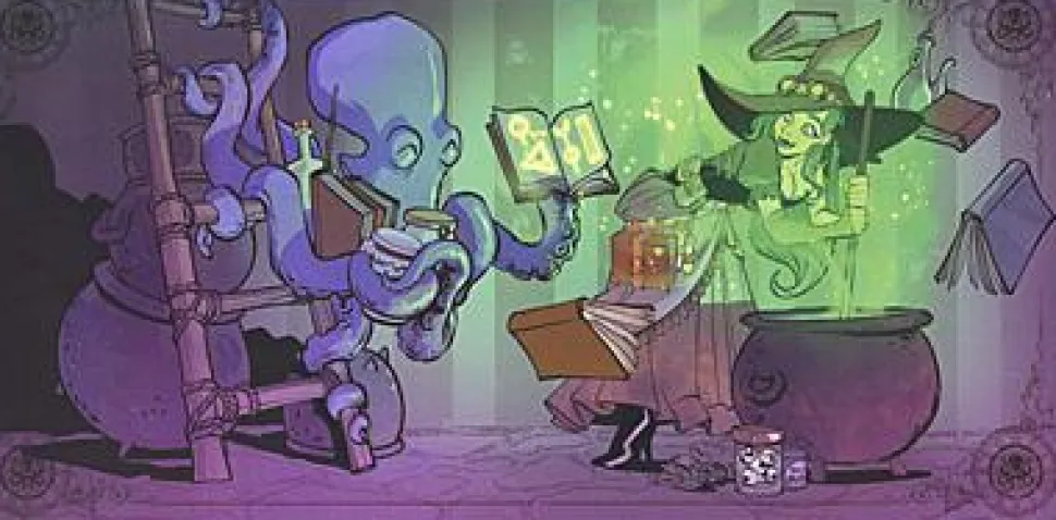 Time Traveling With Your Octopus by Brian Kesinger Hardcover Book