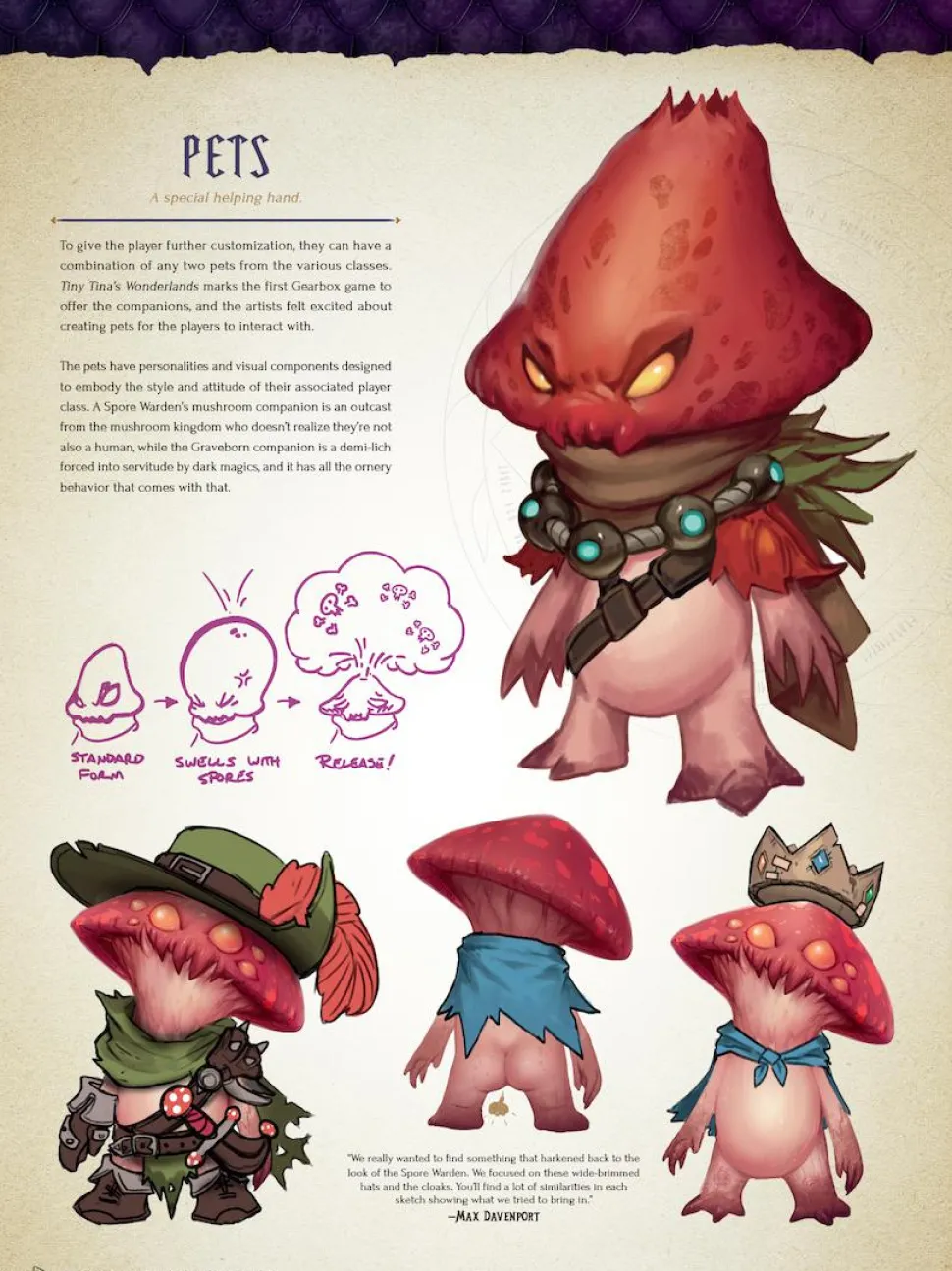 Tiny Tina's Wonderlands - The Art of Tiny Tina's Wonderlands Hardcover Book