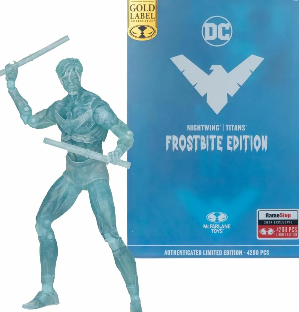 Titans - Nightwing Frostbite Edition DC Multiverse Gold Label 7" Scale Action Figure