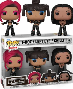 TLC: No Scrubs - T-Boz, Left Eye & Chilli Pop! Vinyl Figure 3-Pack