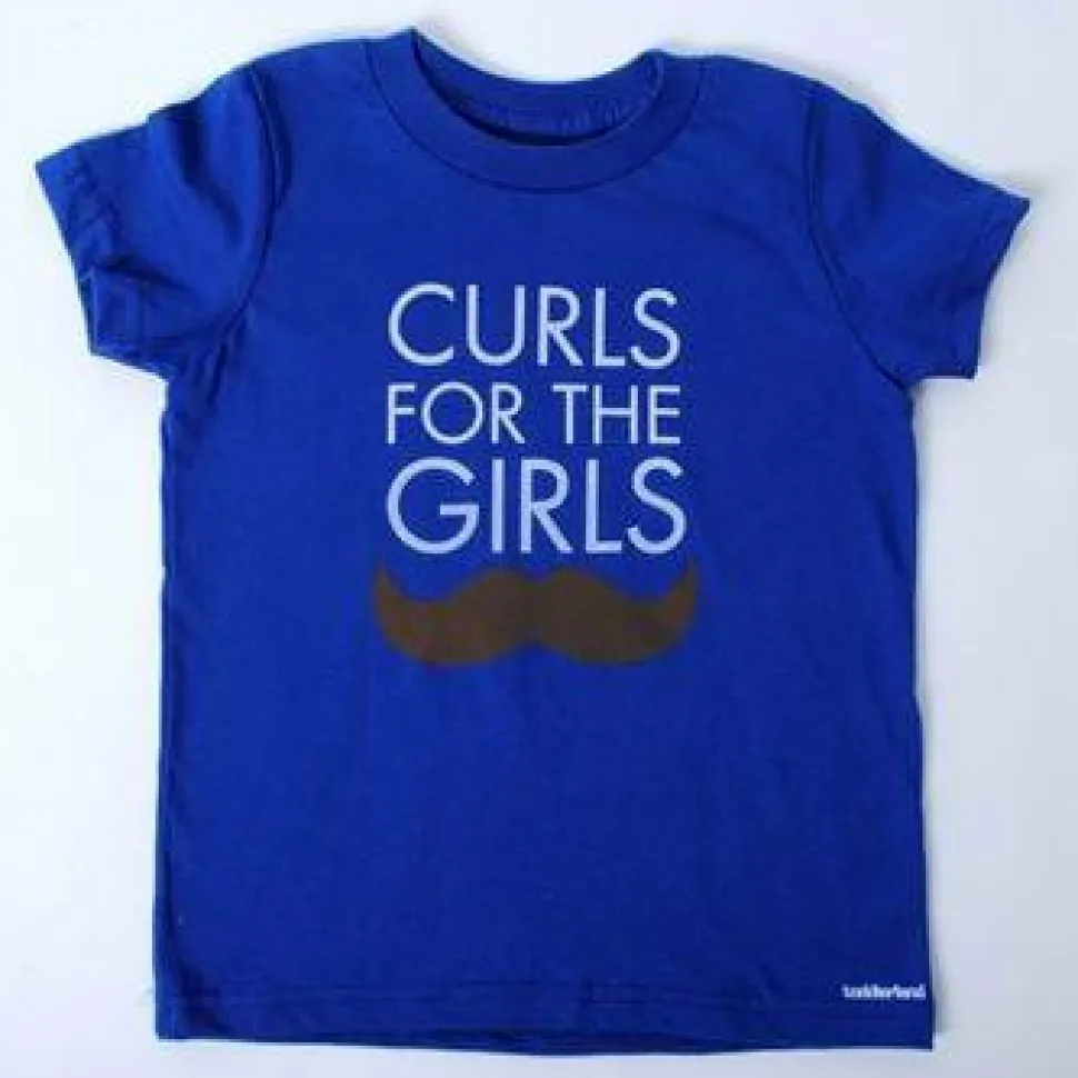 Toddland - Toddlerland Curls For The Girls Kids T-Shirt