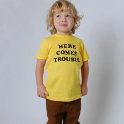 Toddland - Toddlerland Here Comes Trouble Kids T-Shirt