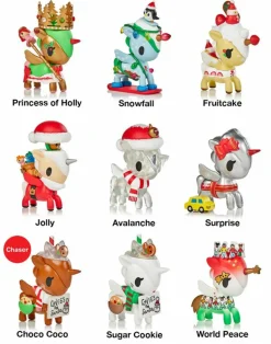 Tokidoki - Holiday Unicorno Series 4 Blind Box Vinyl Figure (Single Unit)