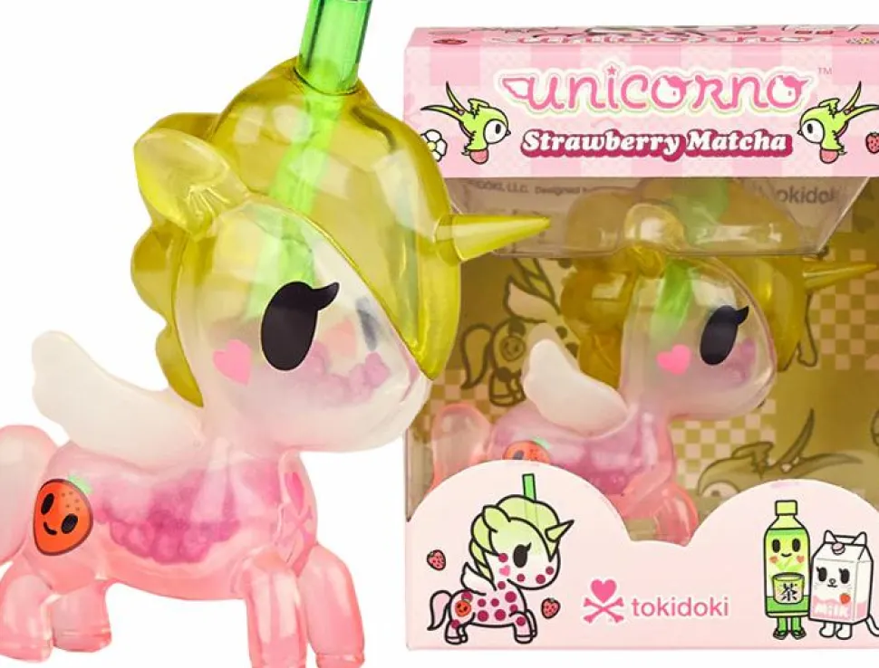 Tokidoki - Strawberry Matcha Unicorno Limited Edition Vinyl Figure