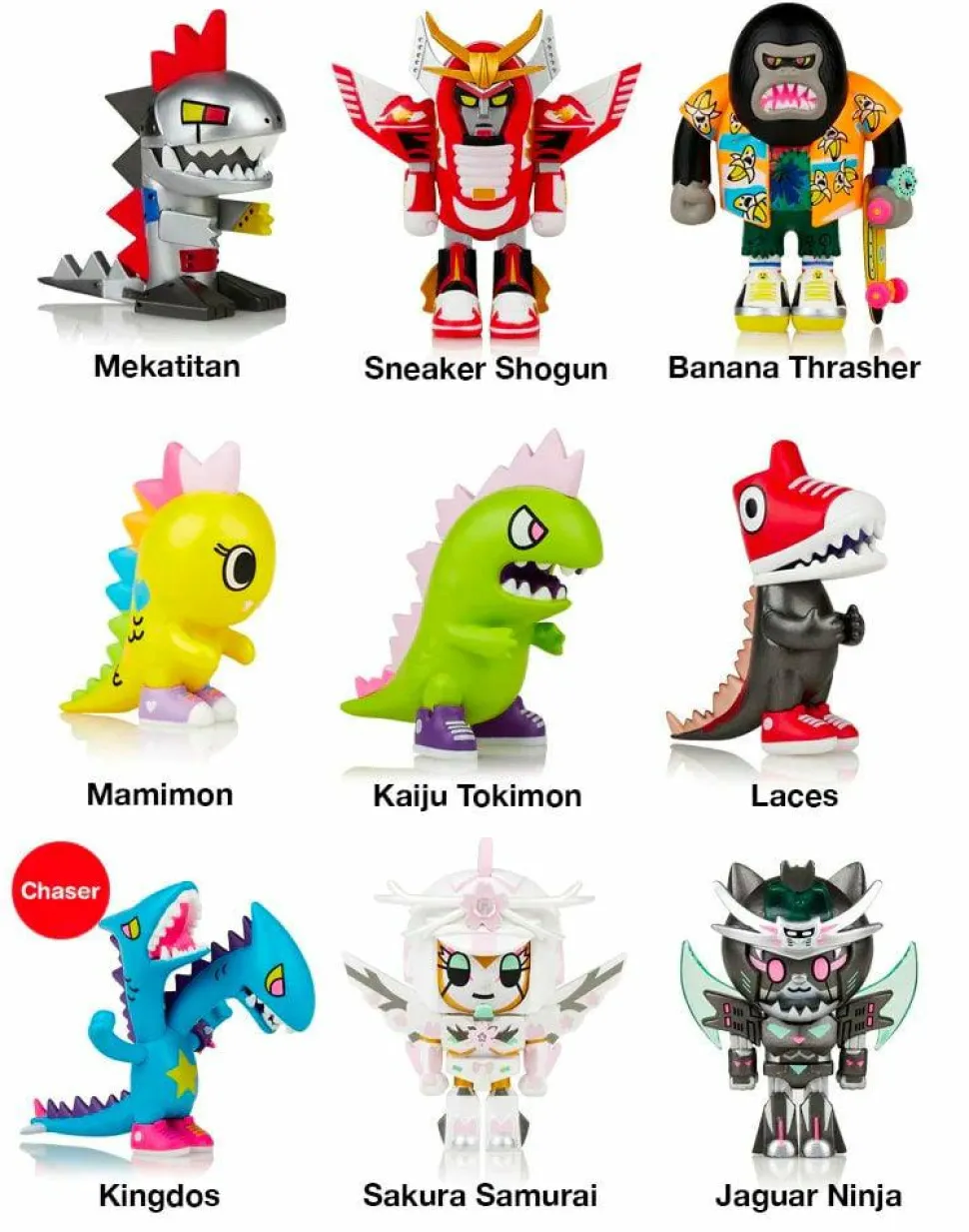 Tokidoki - Tokimondo Series 2 3” Blind Box Vinyl Figure (Display of 8)