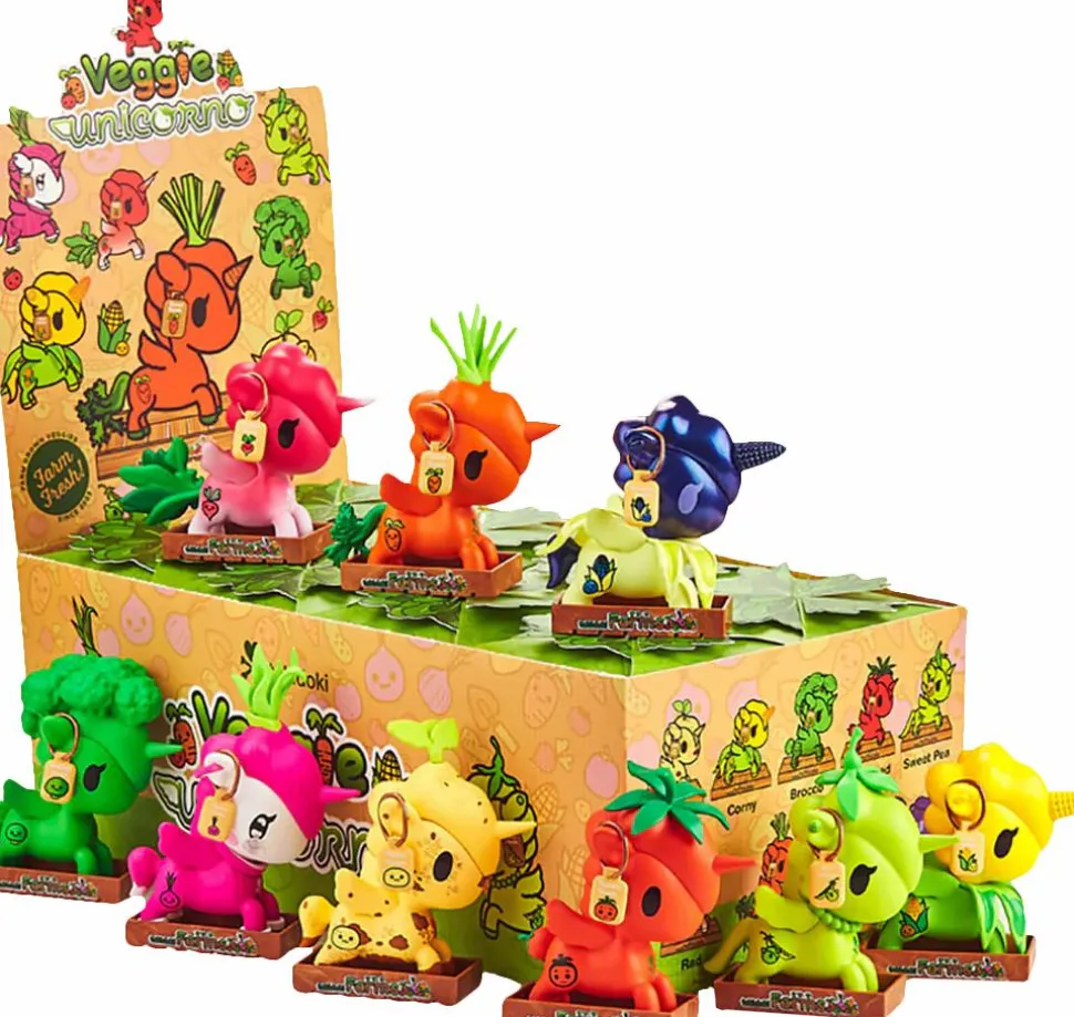 Tokidoki - Veggie Unicorno Blind Box Vinyl Figure (Display of 8)