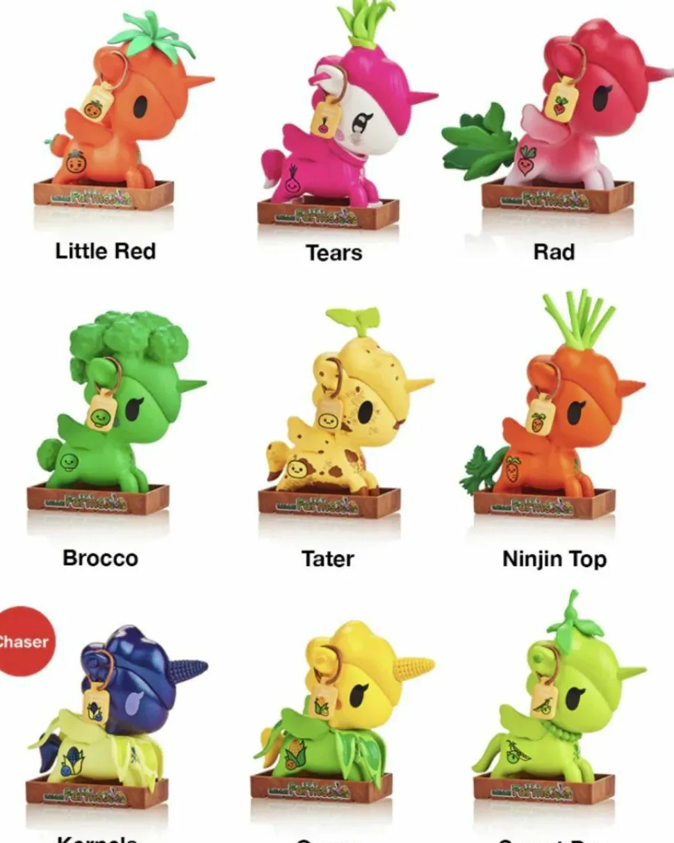 Tokidoki - Veggie Unicorno Blind Box Vinyl Figure (Display of 8)