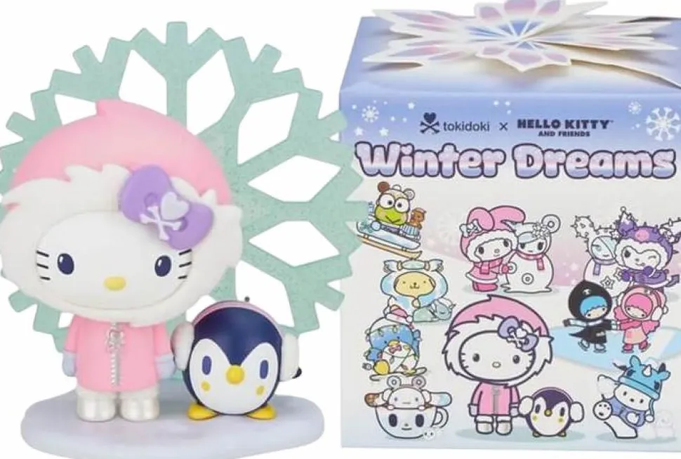 Tokidoki x Hello Kitty & Friends - Winter Dreams Blind Box Vinyl Figure (Display of 8)