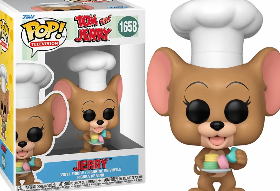Tom & Jerry - Jerry with Macaroons Pop! Vinyl Figure