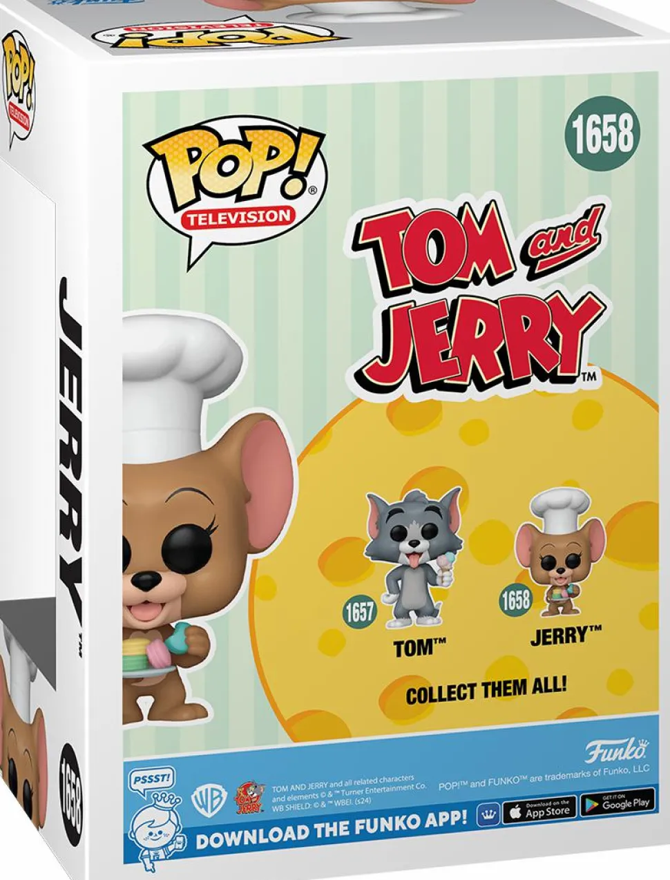 Tom & Jerry - Jerry with Macaroons Pop! Vinyl Figure