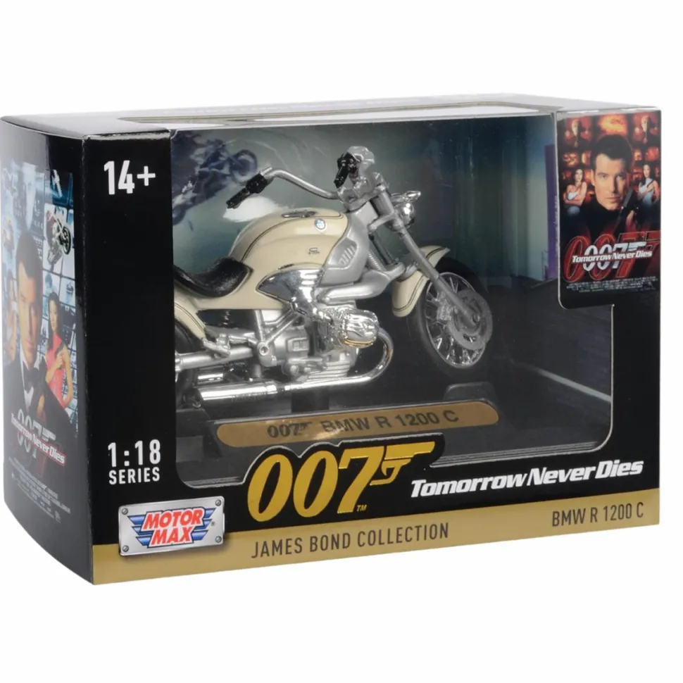 Tomorrow Never Dies (1997) - BMW R 1200C Motorcycle James Bond 007 Collection 1/18th Scale Die-Cast Vehicle Replica