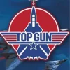 Top Gun - Logo Rubber Keychain