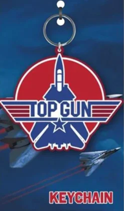 Top Gun - Logo Rubber Keychain