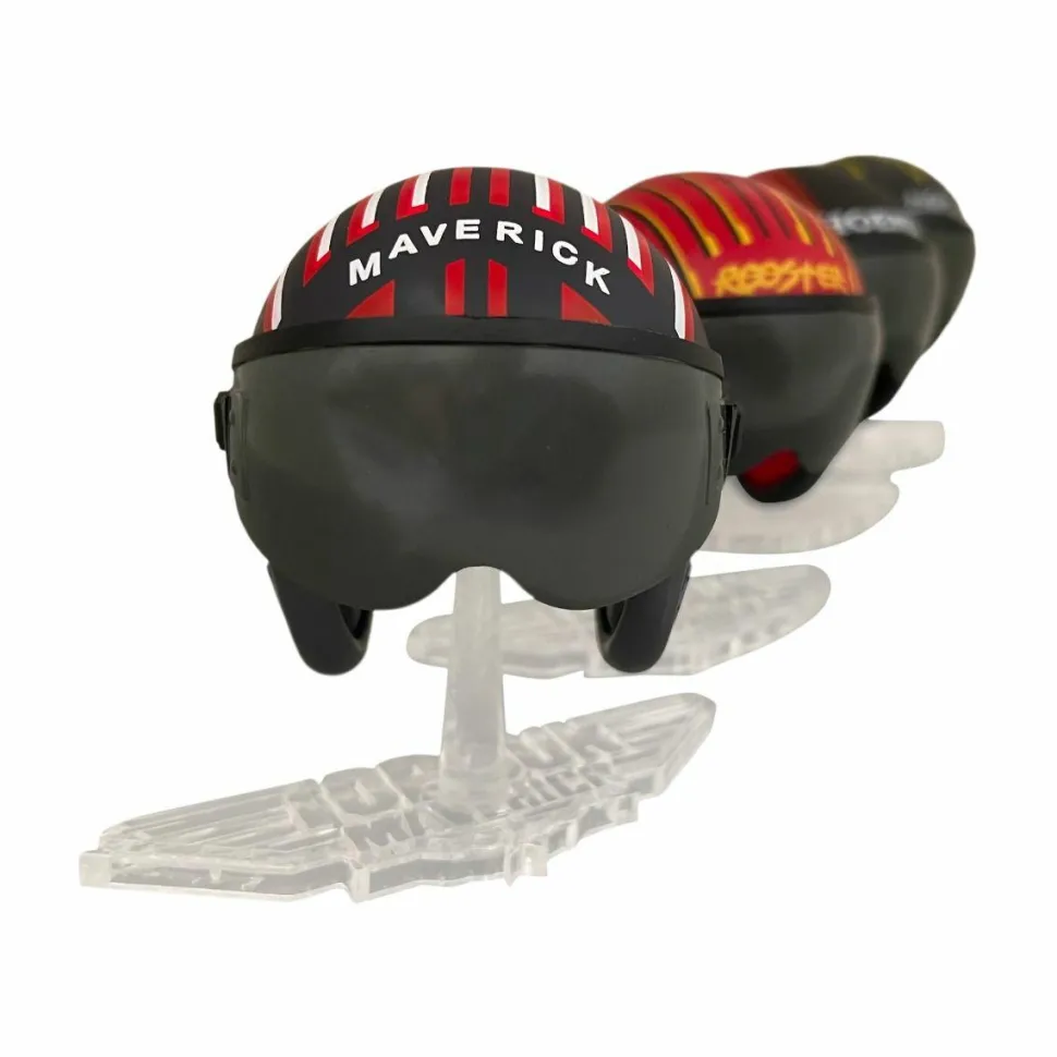 Top Gun: Maverick - Maverick, Rooster, Phoenix, and Hangman Helmets 2" PVC Prop Replica 4-Pack