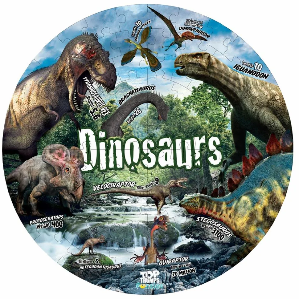 Top Trumps - Dinosaurs 100 Piece Floor Jigsaw Puzzle