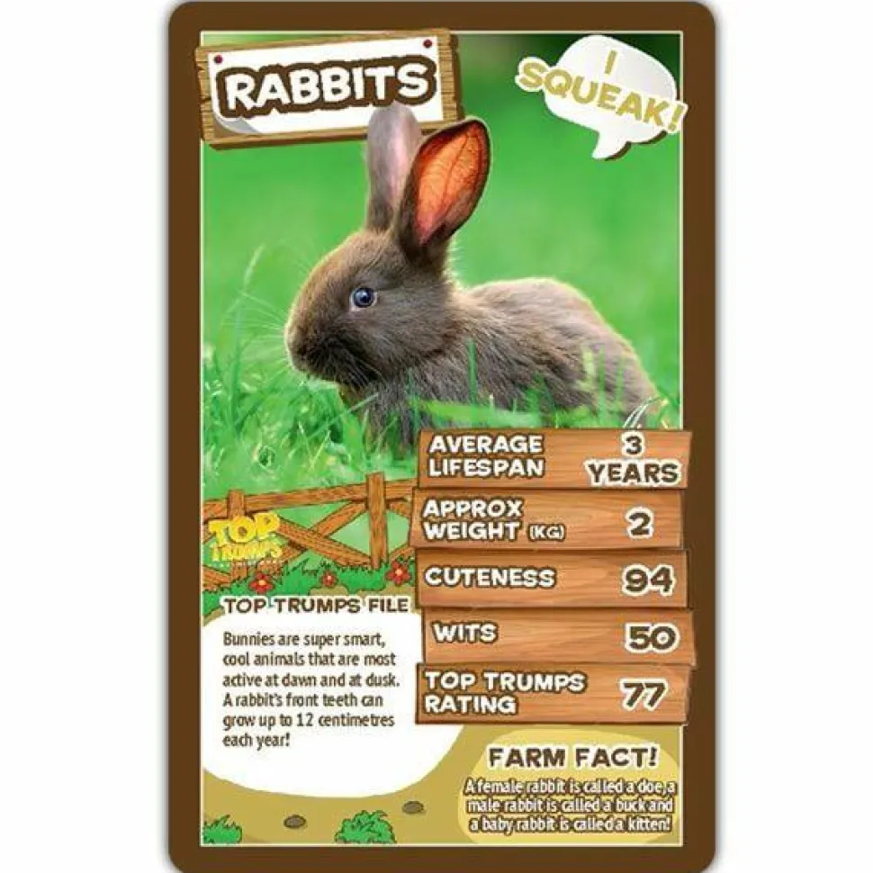 Top Trumps - Farm Animals Card Game