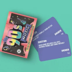 Totally 90s Music Trivia - Card Game