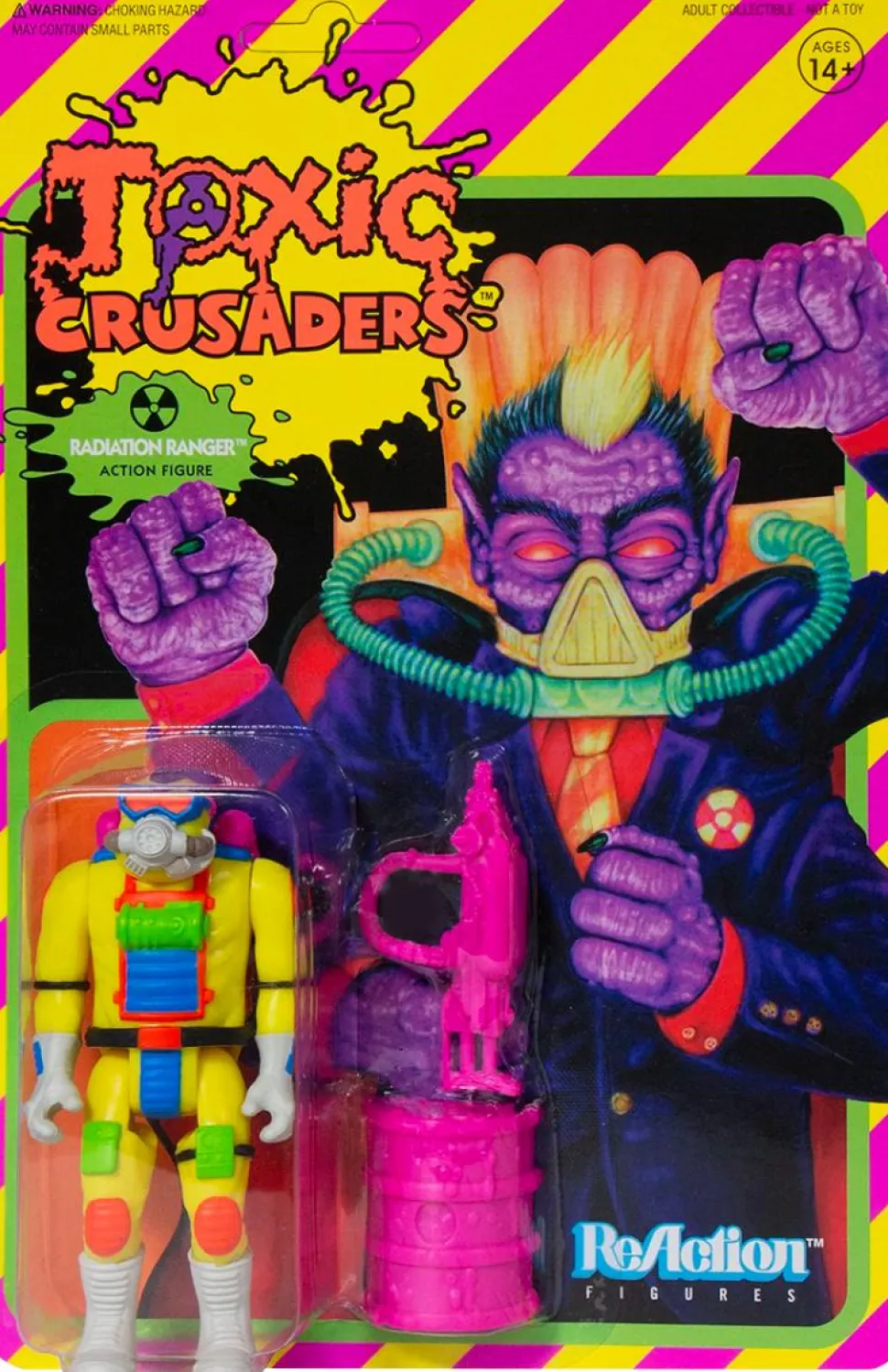 Toxic Crusaders - Radiation Ranger ReAction 3.75” Action Figure