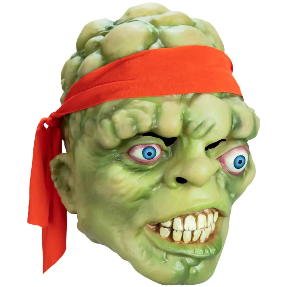 Toxic Crusaders - Toxie Glow-in-the-Dark Adult Vinyl Mask (One Size Fits Most)