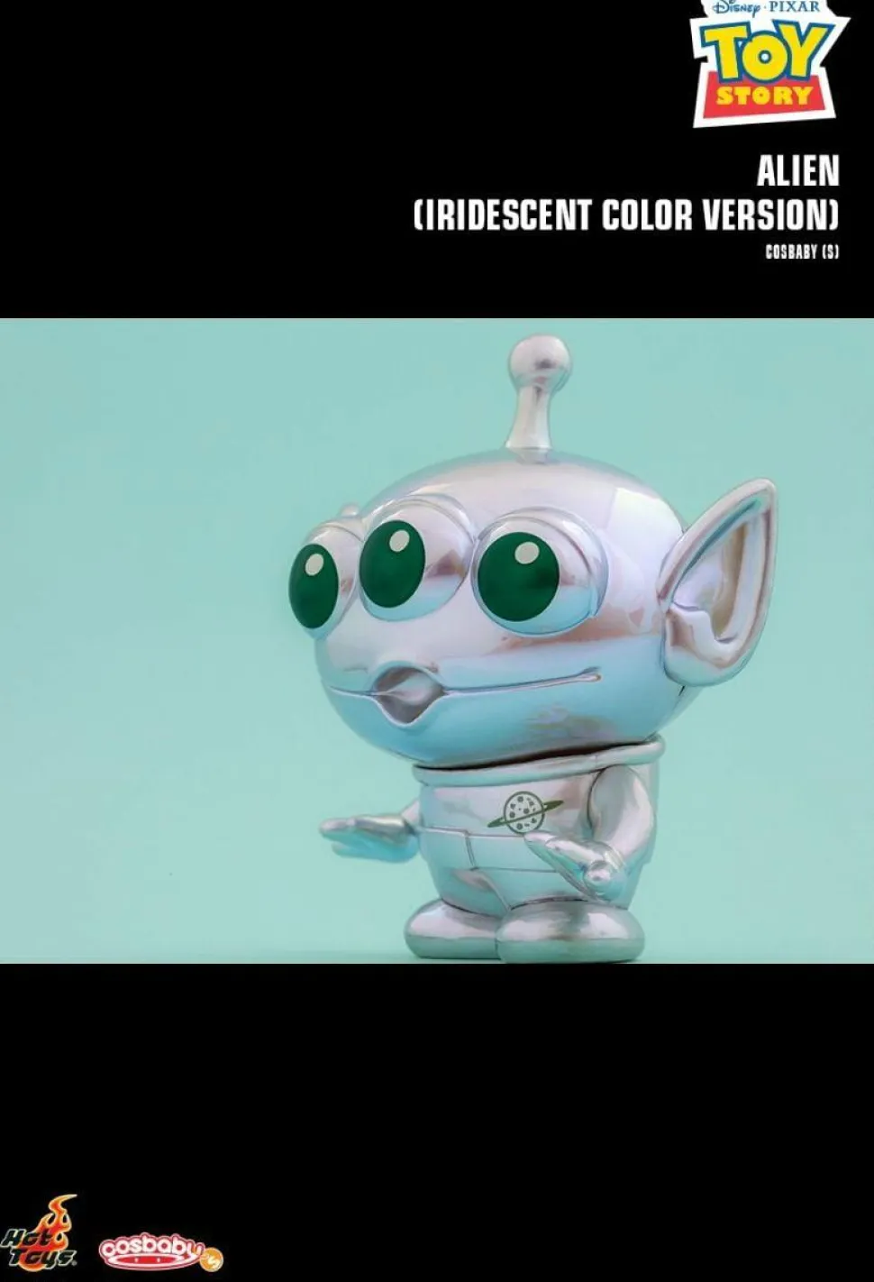 Toy Story - Alien Iridescent Colour Version Cosbaby (S) Hot Toys Figure