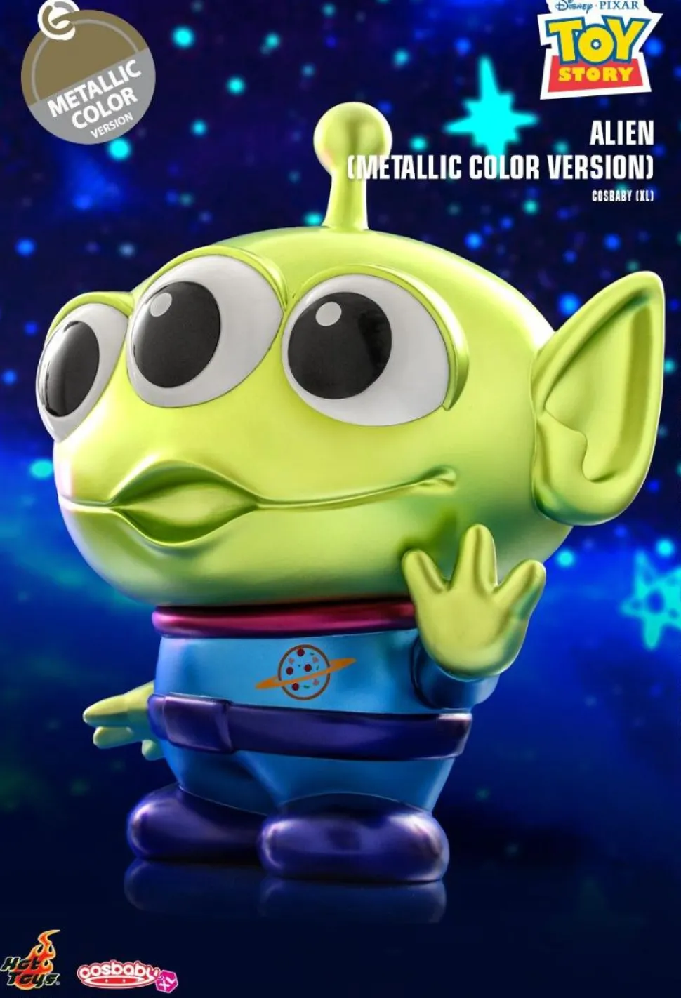 Toy Story - Alien Metallic Cosbaby (XL) Hot Toys Figure