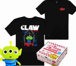 Toy Story - Alien with Pizza Planet Tee Translucent Glitter Pop! Vinyl Figure & T-Shirt Box Set
