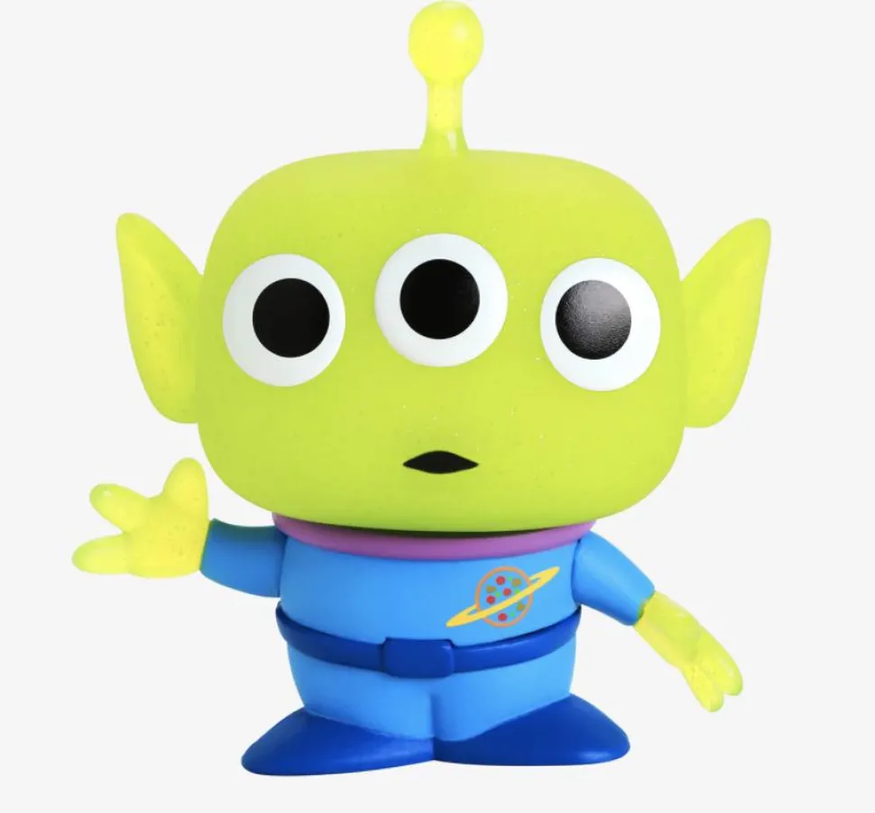 Toy Story - Alien with Pizza Planet Tee Translucent Glitter Pop! Vinyl Figure & T-Shirt Box Set