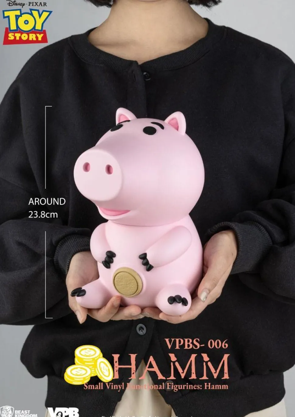 Toy Story - Hamm 9" Small Vinyl Piggy Bank