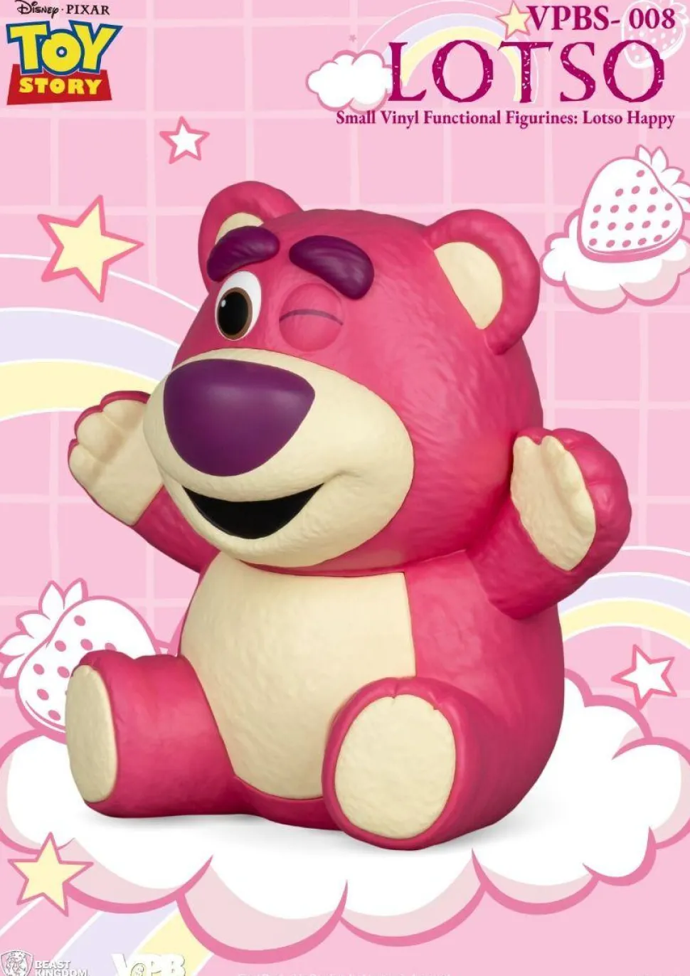 Toy Story - Lotso Happy Version 9" Small Vinyl Piggy Bank