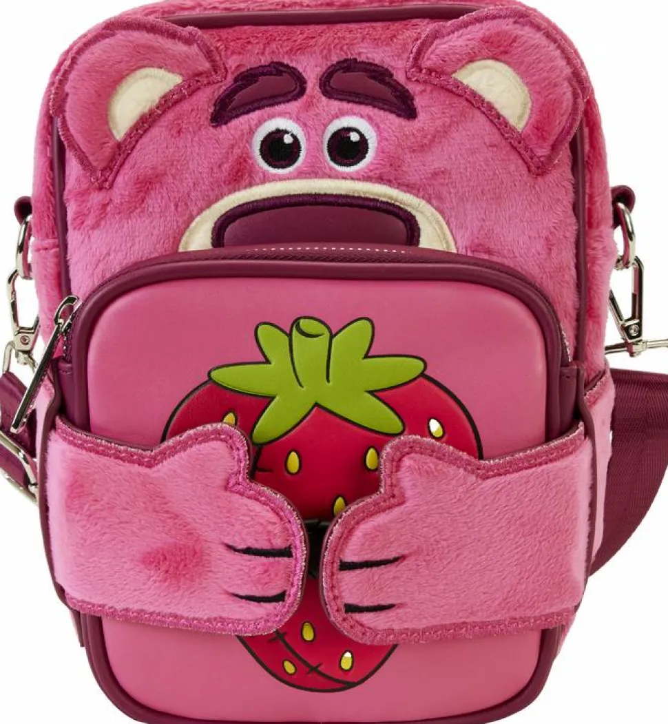 Toy Story - Lotso Plush Cosplay 8" Faux Leather Crossbuddy Bag