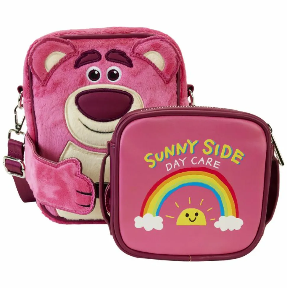 Toy Story - Lotso Plush Cosplay 8" Faux Leather Crossbuddy Bag