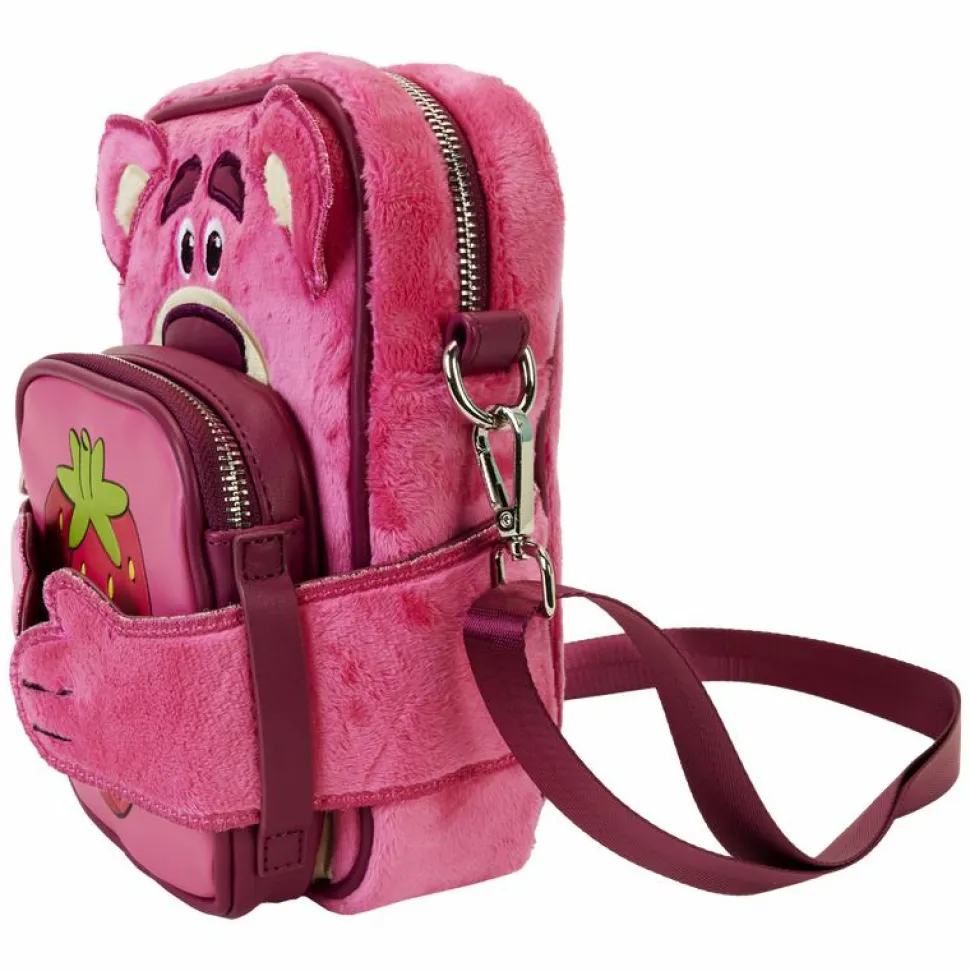 Toy Story - Lotso Plush Cosplay 8" Faux Leather Crossbuddy Bag