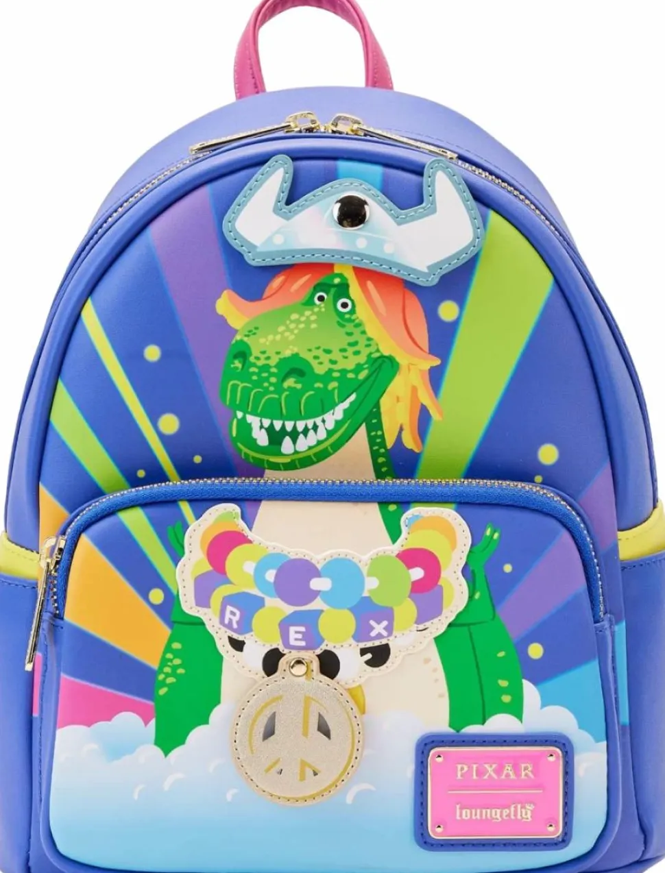 Toy Story - Partysaurus Rex 10” Faux Leather Mini Backpack