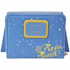 Toy Story - Pizza Planet Super Nova Burger Glow in the Dark 4” Faux Leather Zip-Around Wallet
