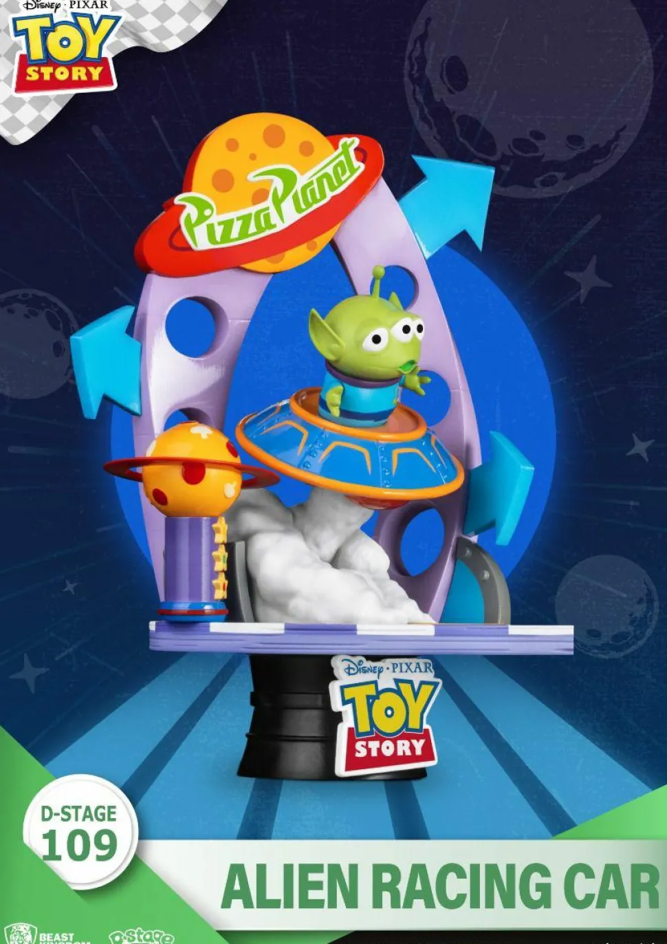 Toy Story - Toy Story Aliens Racing Car D-Stage 6” Statue