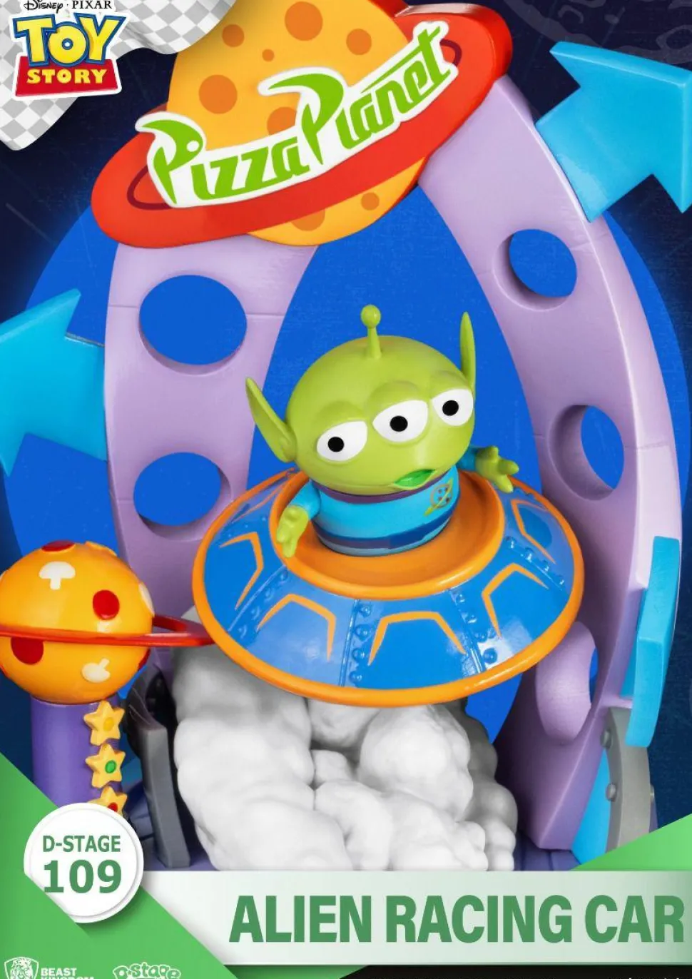 Toy Story - Toy Story Aliens Racing Car D-Stage 6” Statue