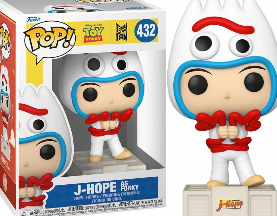 Toy Story x TinyTAN: BTS - J-Hope as Forky Pop! Vinyl Figure