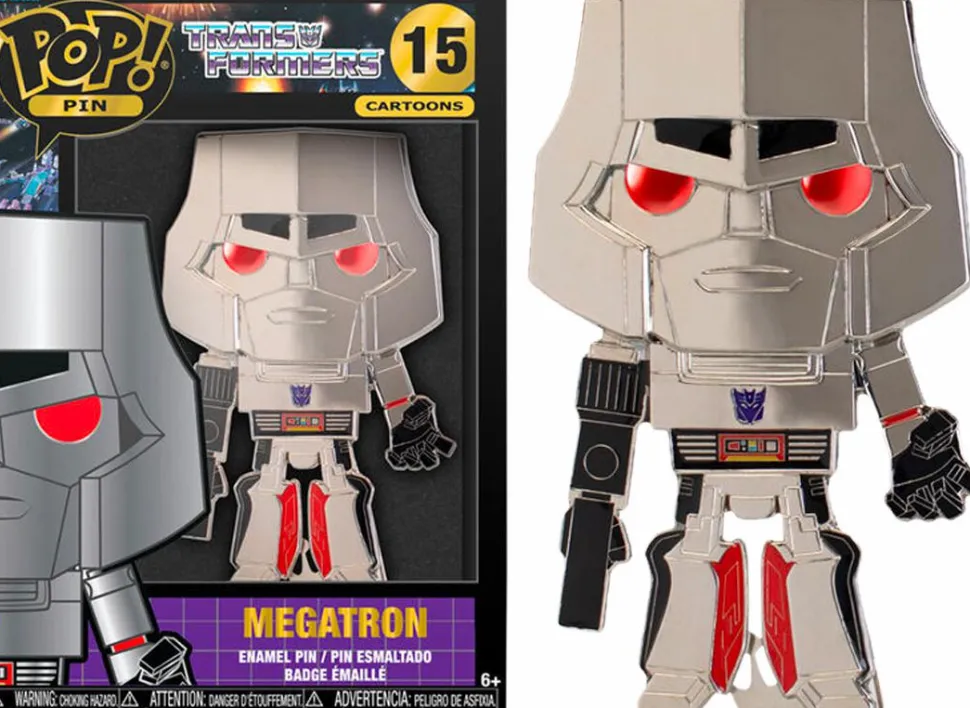 Transformers (1984) - Optimus Prime, Megatron, Soundwave & Bumblebee 4” Pop! Enamel Pin Bundle (Set of 4)mers (1984) - Optimus Prime 4” Pop! Enamel Pin