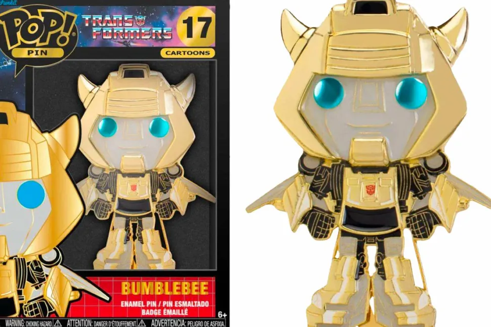 Transformers (1984) - Optimus Prime, Megatron, Soundwave & Bumblebee 4” Pop! Enamel Pin Bundle (Set of 4)mers (1984) - Optimus Prime 4” Pop! Enamel Pin