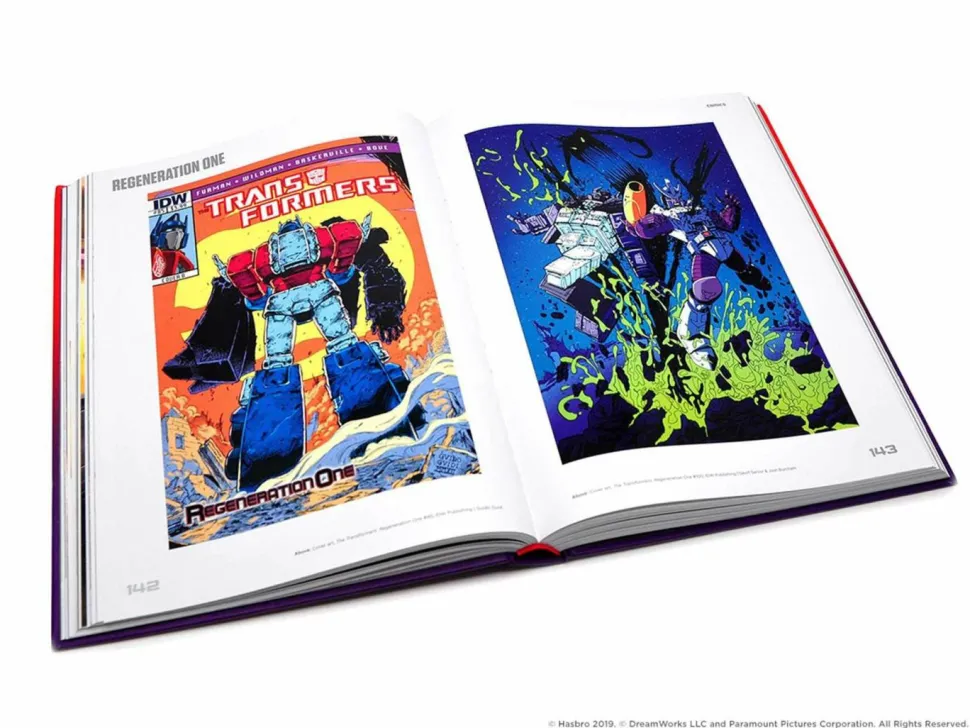 Transformers - A Visual History Hardcover Book